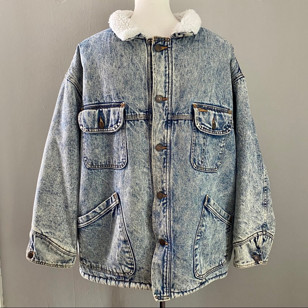 Vintage Levi’s trucker sherpa jean jacket 80’s M